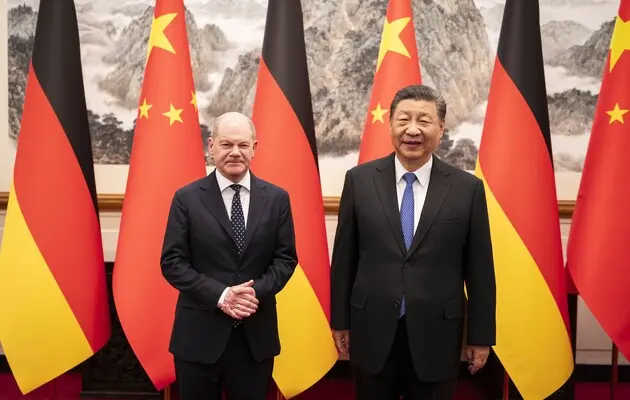 Визит немецкого канцлера в Китай показал отсутствие позиции Германии — The Times